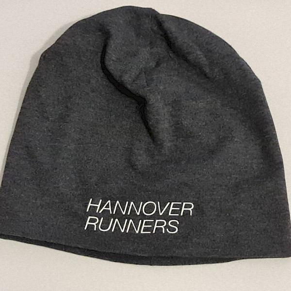 Hannover Runners Beanie, dunkelgraue Mütze ohne Krempe