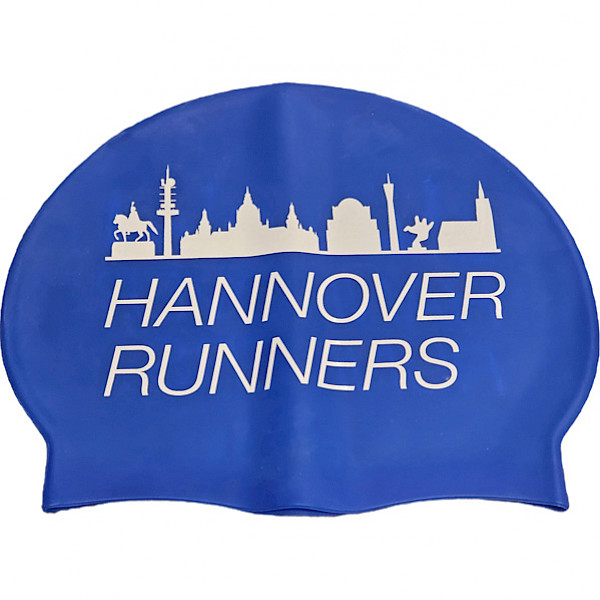 Badekappe, Silikon-Kappe für das Schwimm-Training der Hannover Runners