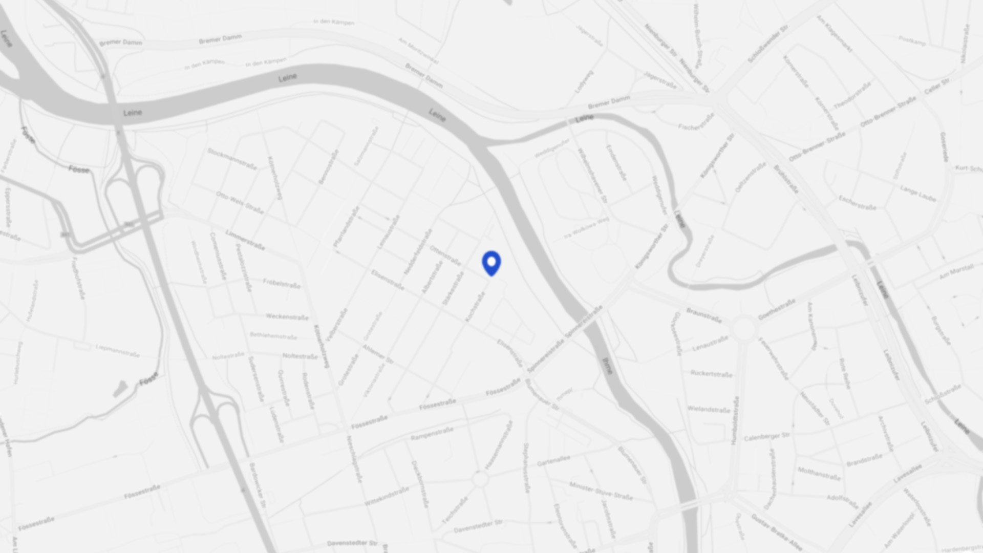 Bildschirmfoto des Standorts der Hannover Runners auf Google Maps